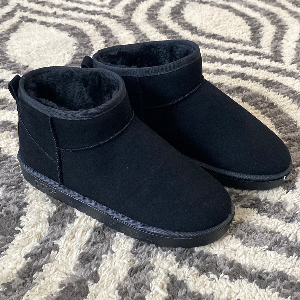 Black Booties 8-1/2 - 41
